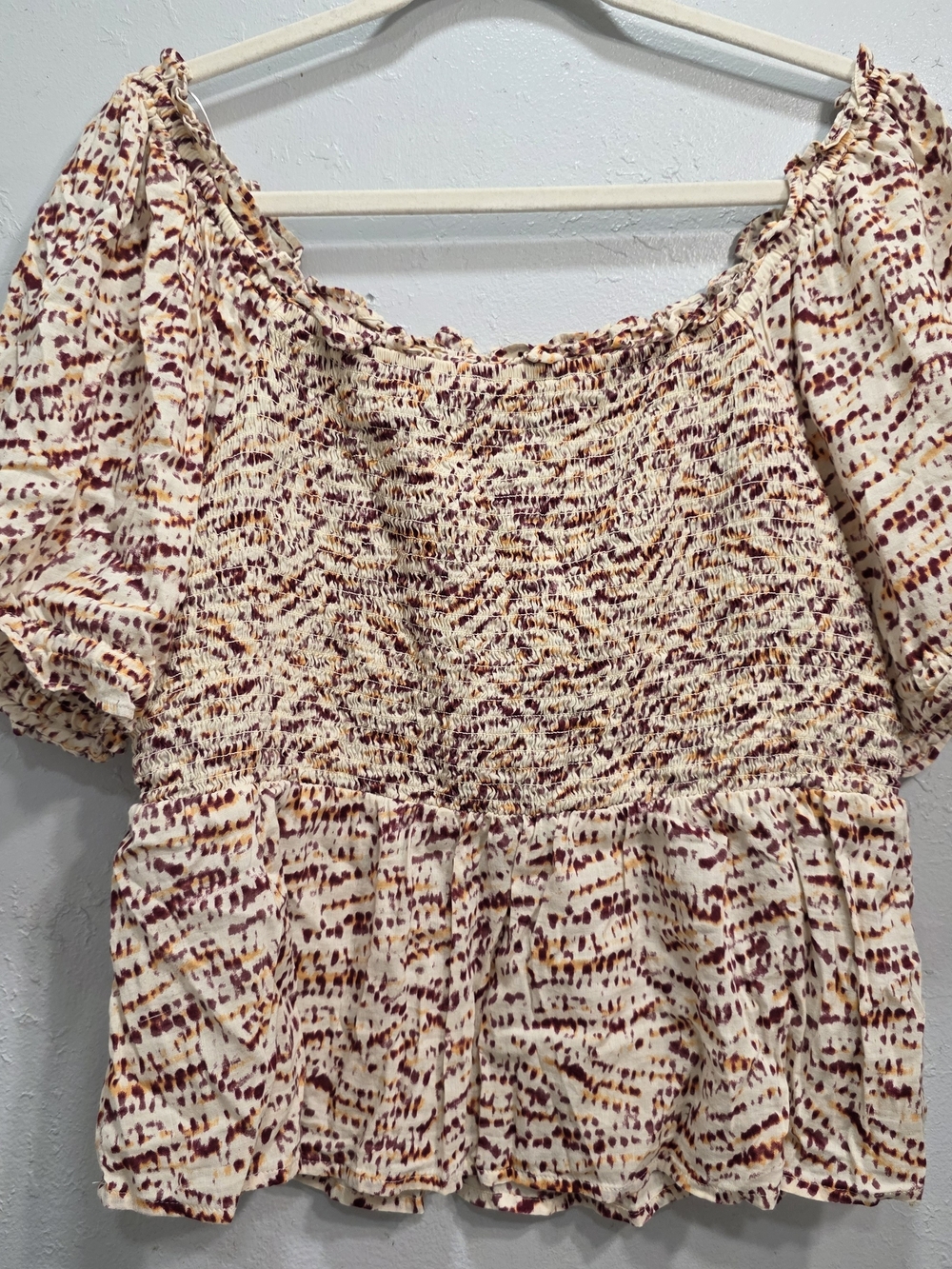 Old Navy Smocked Off-Shoulder Peplum